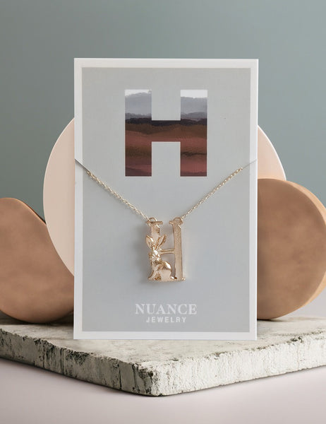 Animal Initial Necklace