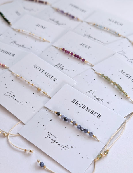 Birthstone Gem Bracelet