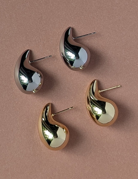 Large Raindrop Earrings