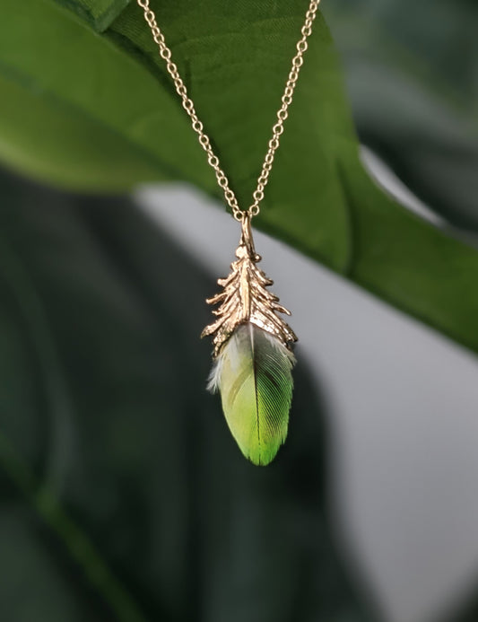 Mini Feather Necklace | More Colors