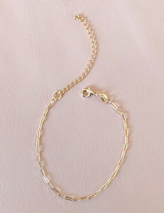 Paperclip Chain Bracelet